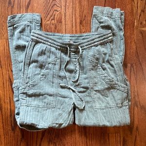 Free People Feelin Good green Cargos